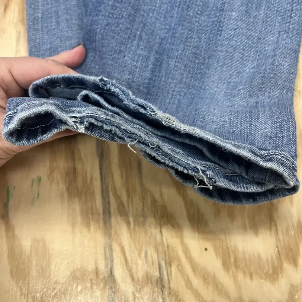 BKE Buckle Jeans Jake Straight Mens 32x32 Blue Denim Stretch Cowboy Casual